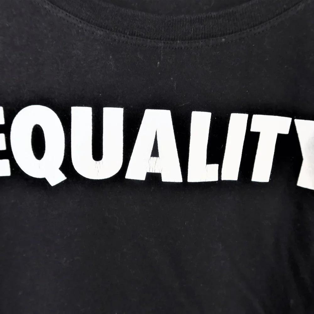Nike The Nike Tee Black Equality T-Shirt Size Large